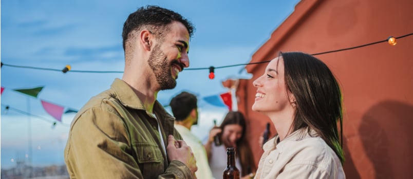 Happy Couple on City Tour