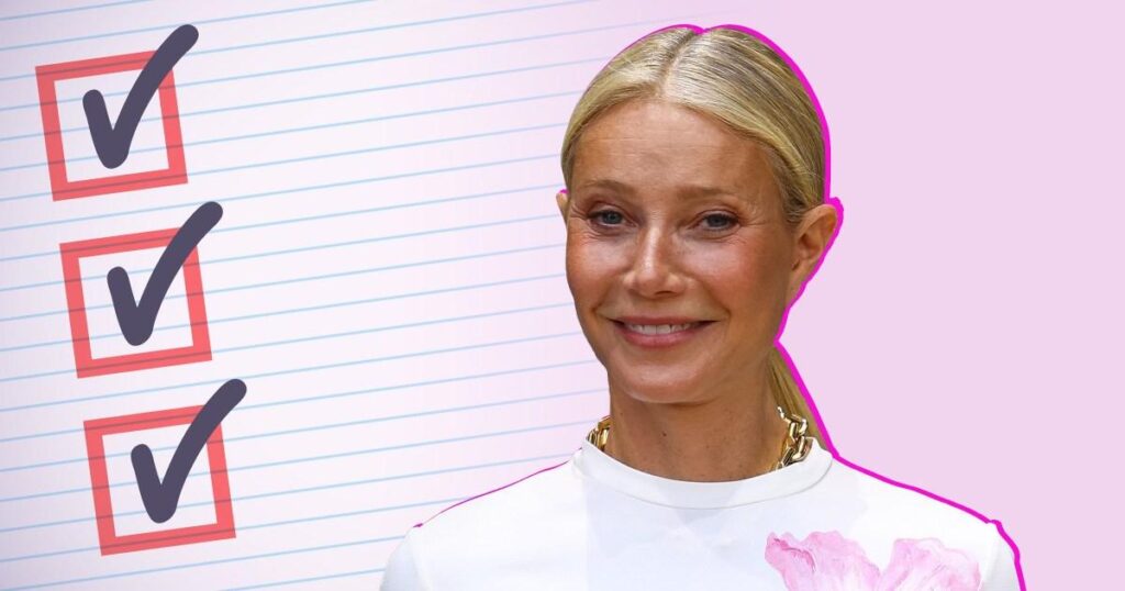 Les critères de « matériel de mari » de Gwyneth Paltrow sont étonnamment sensés