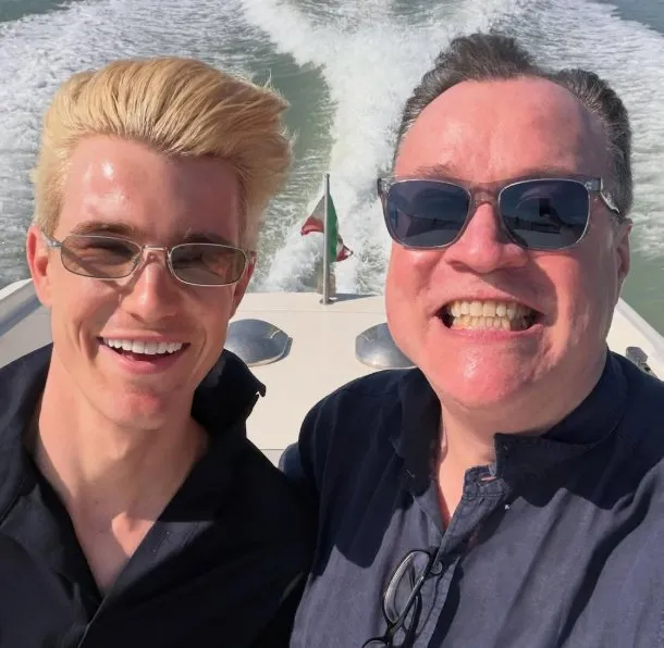 Russell T Davies avec son petit ami Oliver Cole