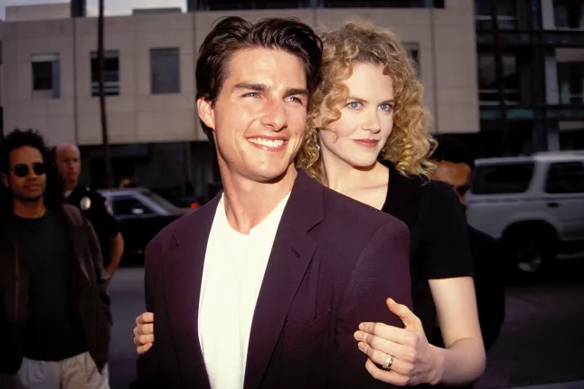 ÉTATS-UNIS - 25 AVRIL : Tom Cruise et Nicole Kidman à Los Angeles 1992 (Photo de Vinnie Zuffante/Getty Images)
