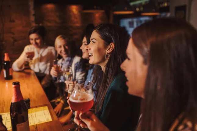 Copines en soirée